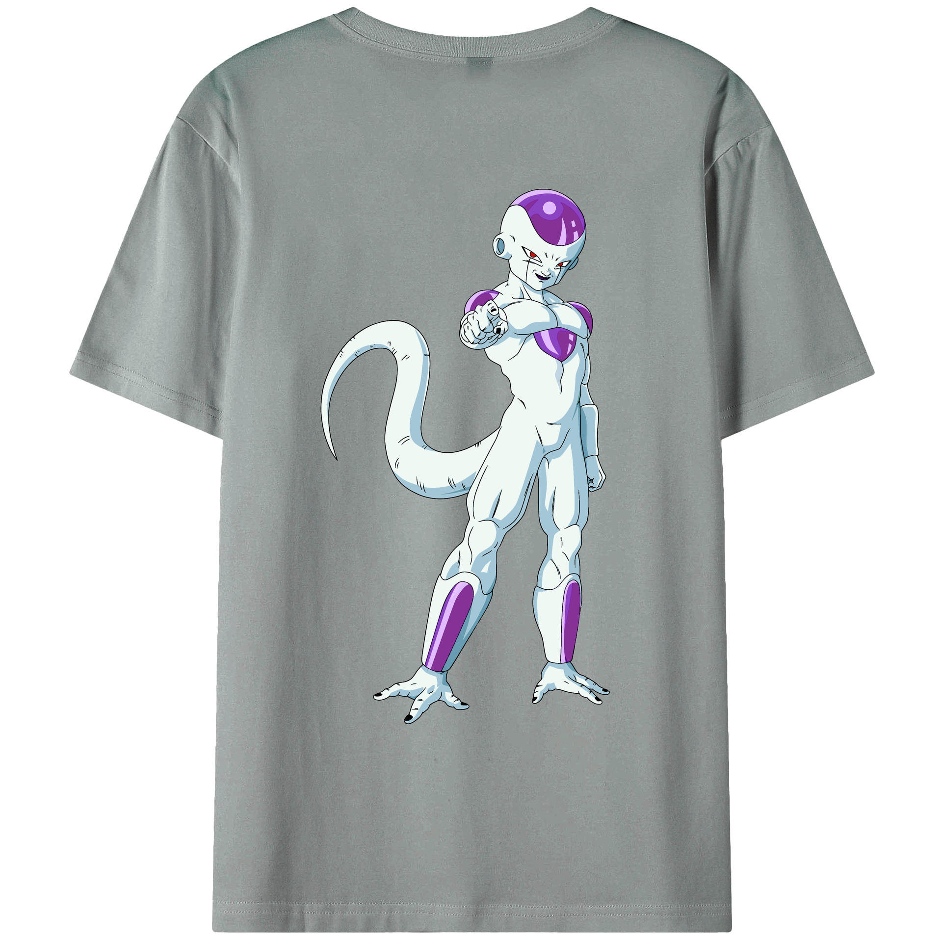 （画像用） ドラゴンボール フリーザ DRAGON BALL Frieza 綿100％ メンズ半袖Tシャツ（バックプリント） 通気性